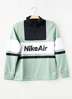 Mikroskopas jersey audinys ilgos rankovės žalias NIKE berniukas