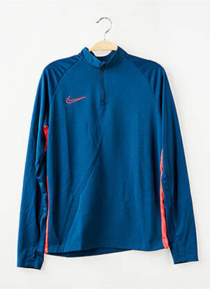 T-marškinys ilgos rankovės ilgos rankovės mėlyna NIKE berniukas