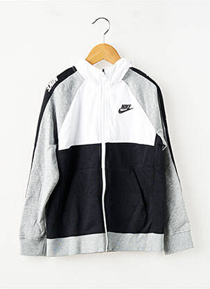 Kasdienis švarkas kišenės pilka NIKE berniukas