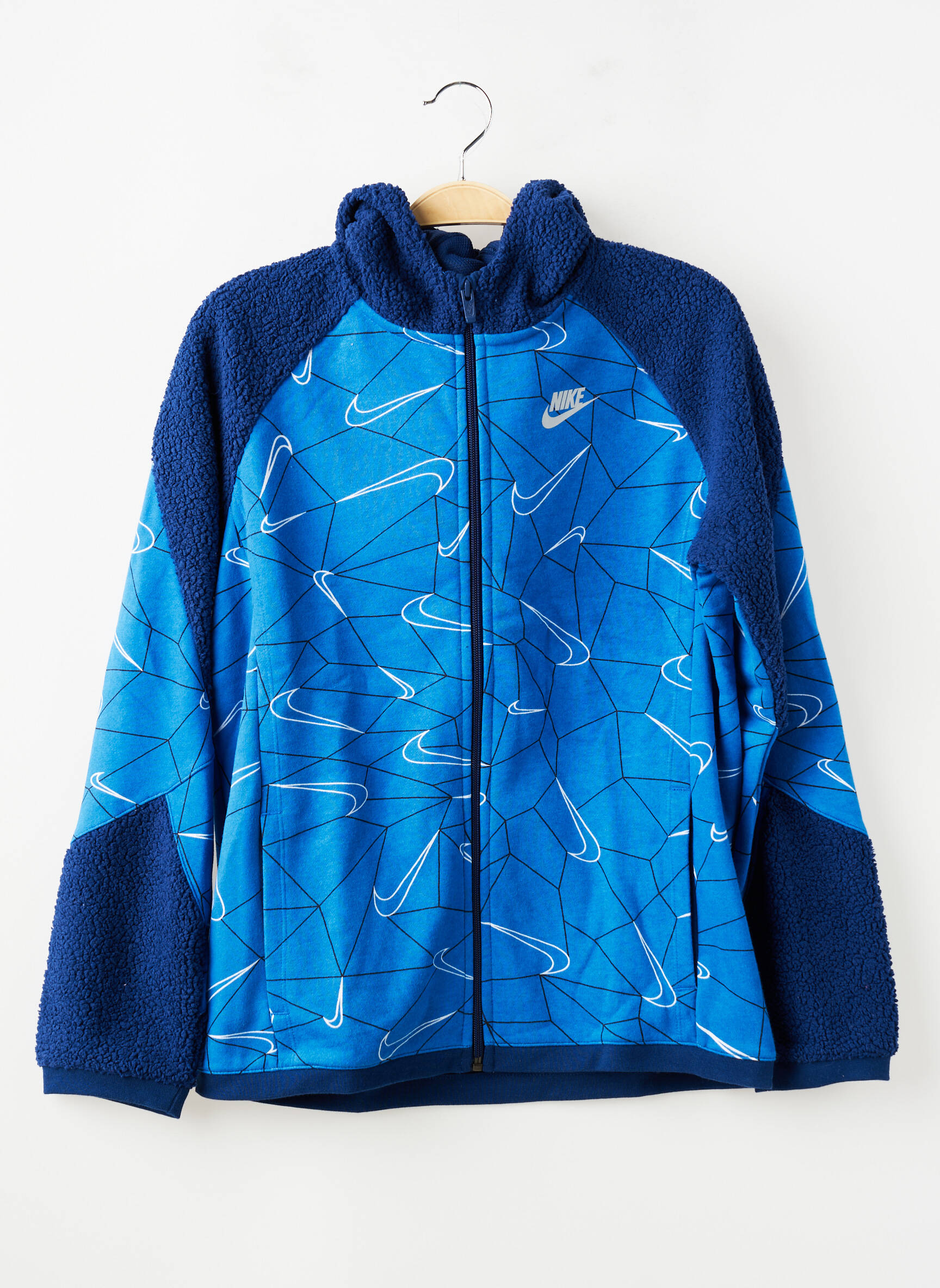 Kasdienis švarkas kišenės mėlyna NIKE berniukas