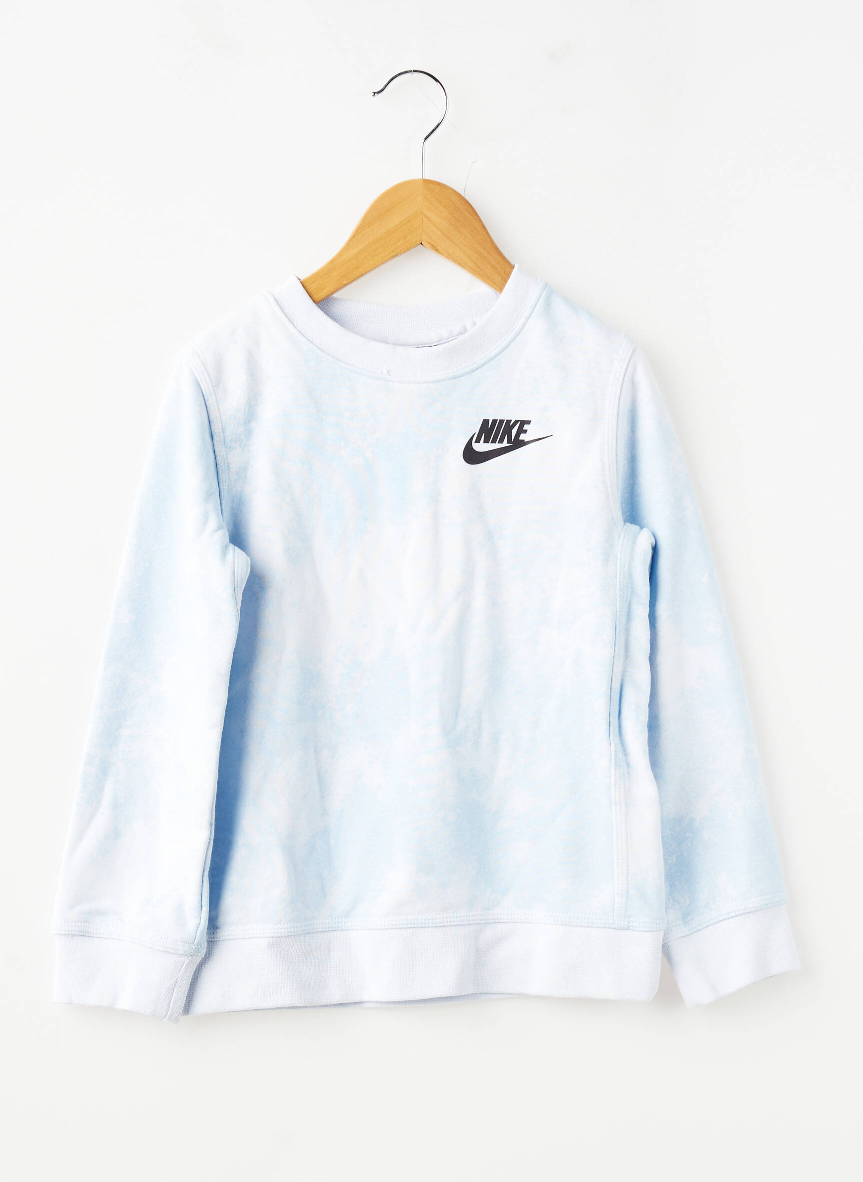 Mikroskopas tamprumas ilgos rankovės mėlyna NIKE berniukas