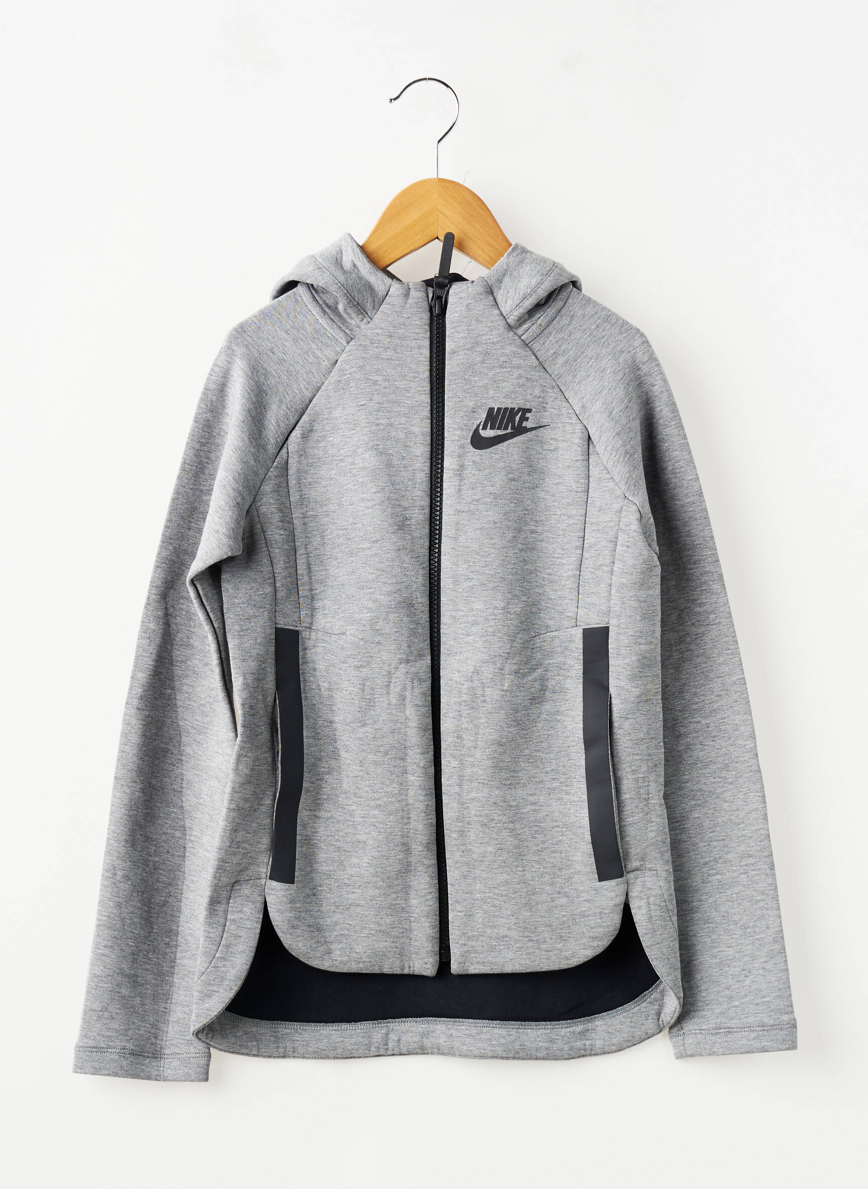 Kasdienis švarkas kišenės pilka NIKE mergina