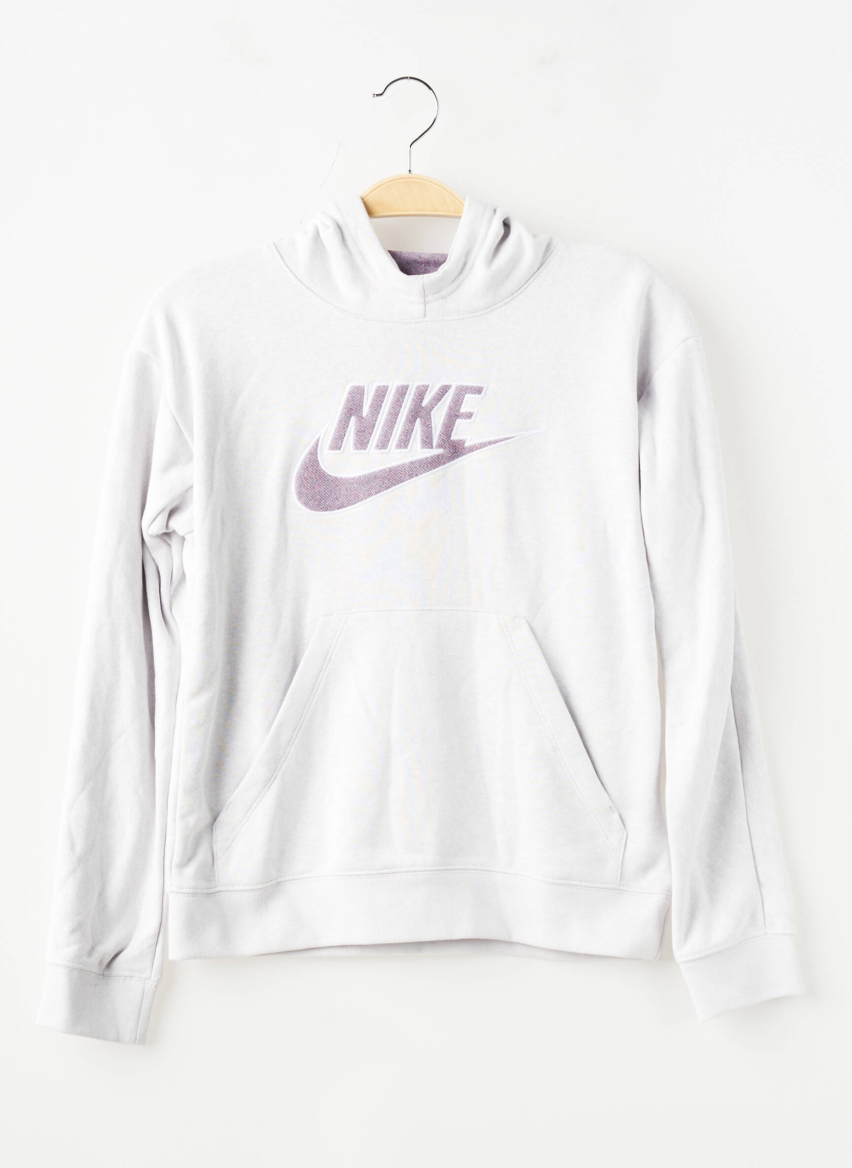 Kapišonas kišenės ilgos rankovės pilka NIKE vaikas