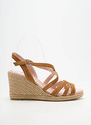 Espadrilės užsegimas kilpa(s) kulnas nuo 7 iki 9 cm rudas CARMEN SAIZ moteris