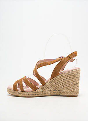Espadrilės užsegimas kilpa(s) kulnas nuo 7 iki 9 cm rudas CARMEN SAIZ moteris