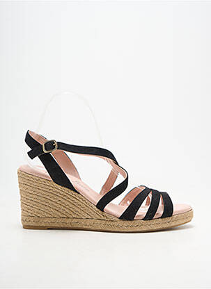 Espadrilės užsegimas kilpa(s) kulnas nuo 7 iki 9 cm juodas CARMEN SAIZ moteris
