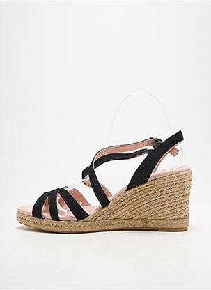 Espadrilės užsegimas kilpa(s) kulnas nuo 7 iki 9 cm juodas CARMEN SAIZ moteris