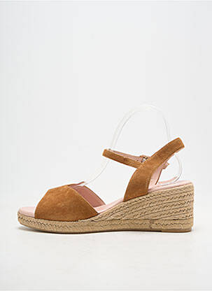Espadrilės užsegimas kilpa(s) kulnas nuo 4 iki 6 cm rudas CARMEN SAIZ moteris