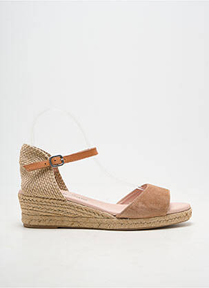 Espadrilės užsegimas kilpa(s) kulnas nuo 4 iki 6 cm bežinis CARMEN SAIZ moteris