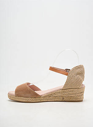 Espadrilės užsegimas kilpa(s) kulnas nuo 4 iki 6 cm bežinis CARMEN SAIZ moteris