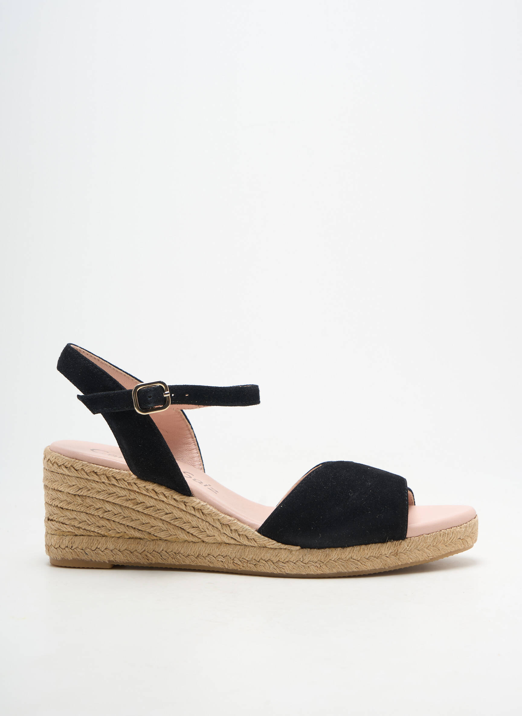 Espadrilės užsegimas kilpa(s) kulnas nuo 7 iki 9 cm juodas CARMEN SAIZ moteris