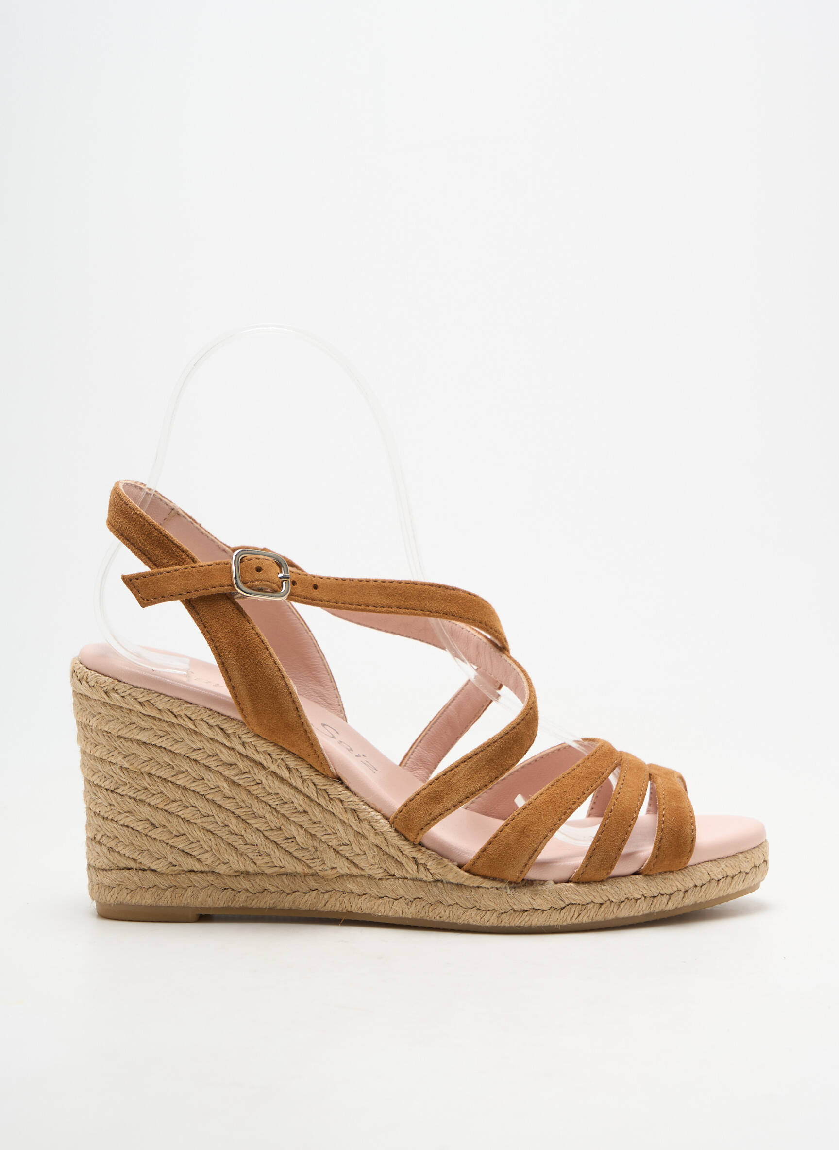 Espadrilės užsegimas kilpa(s) kulnas nuo 7 iki 9 cm rudas CARMEN SAIZ moteris