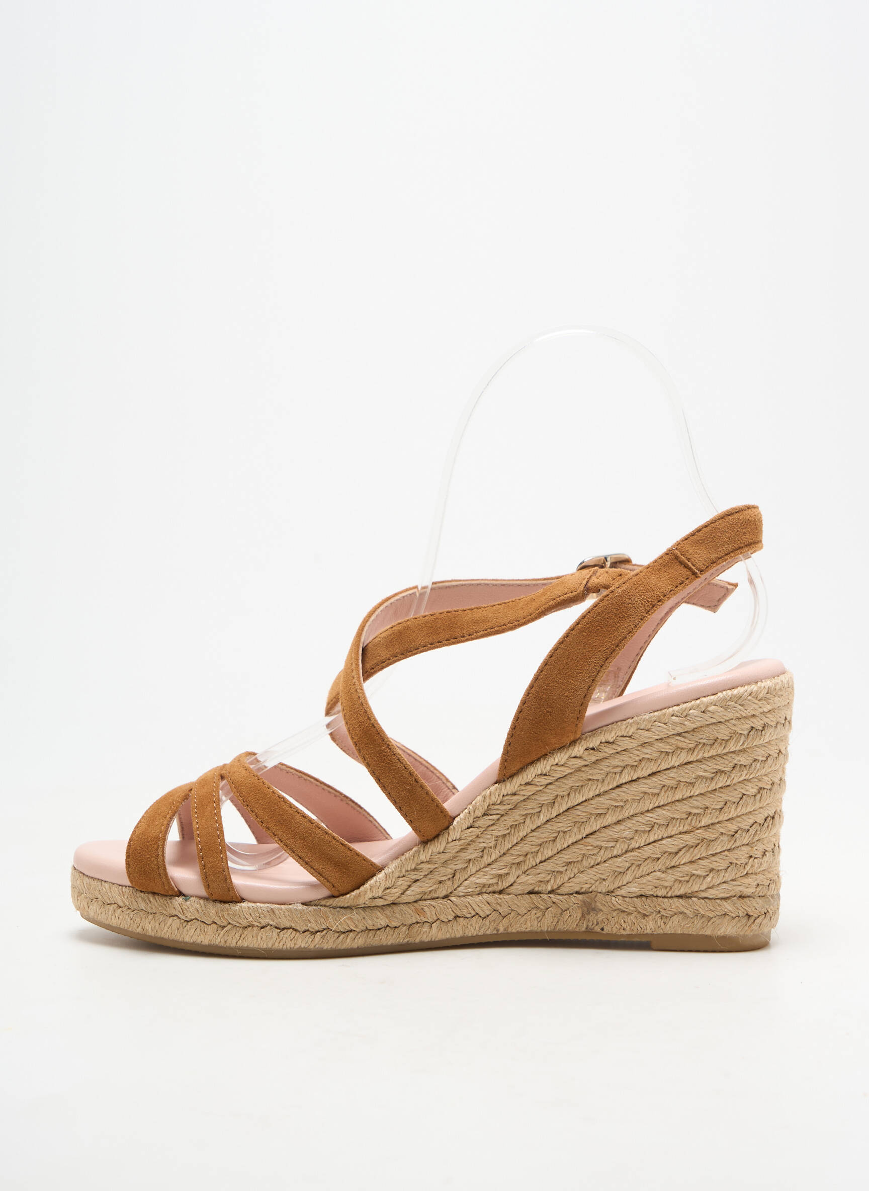 Espadrilės užsegimas kilpa(s) kulnas nuo 7 iki 9 cm rudas CARMEN SAIZ moteris