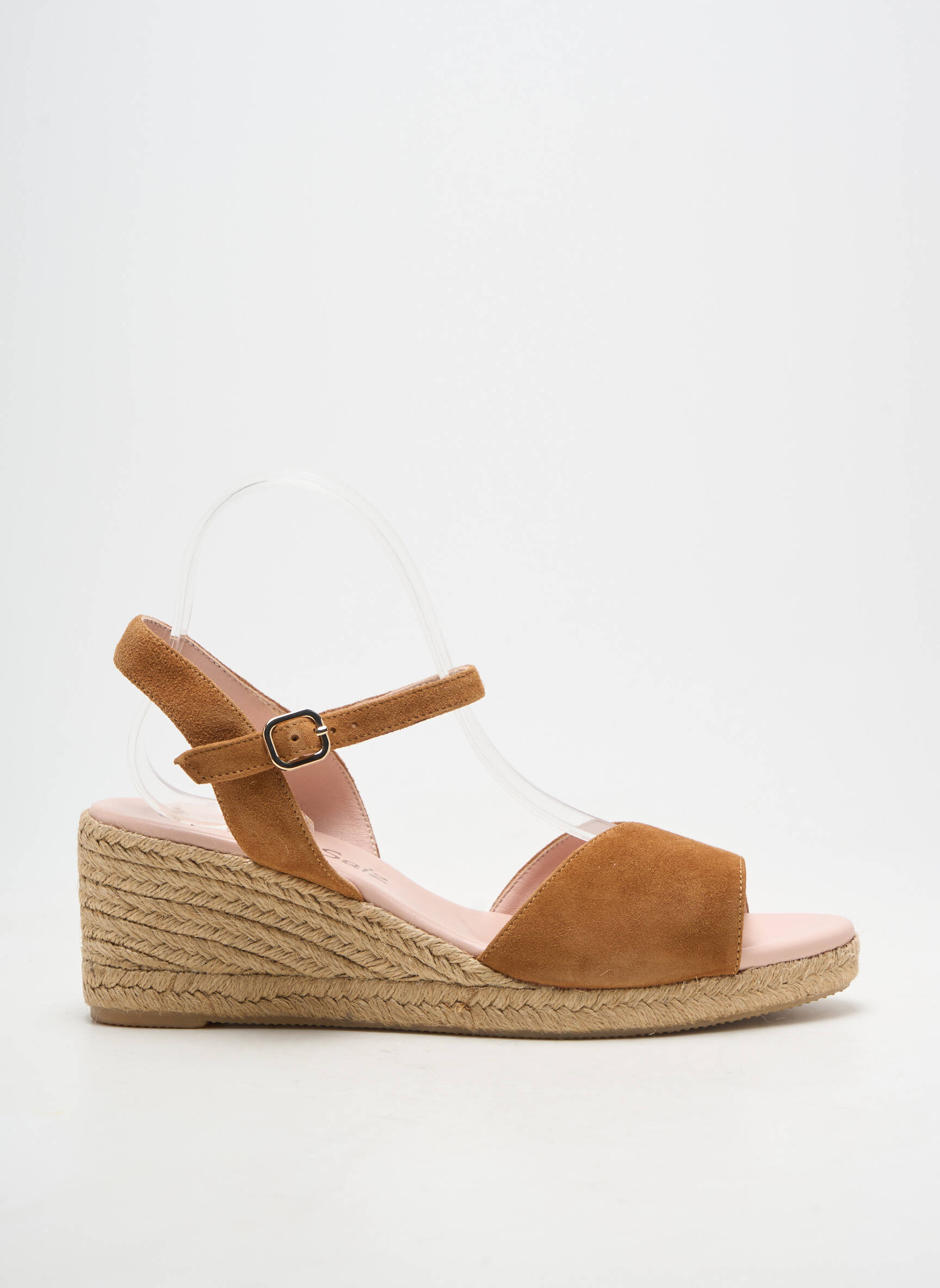 Espadrilės užsegimas kilpa(s) kulnas nuo 4 iki 6 cm rudas CARMEN SAIZ moteris