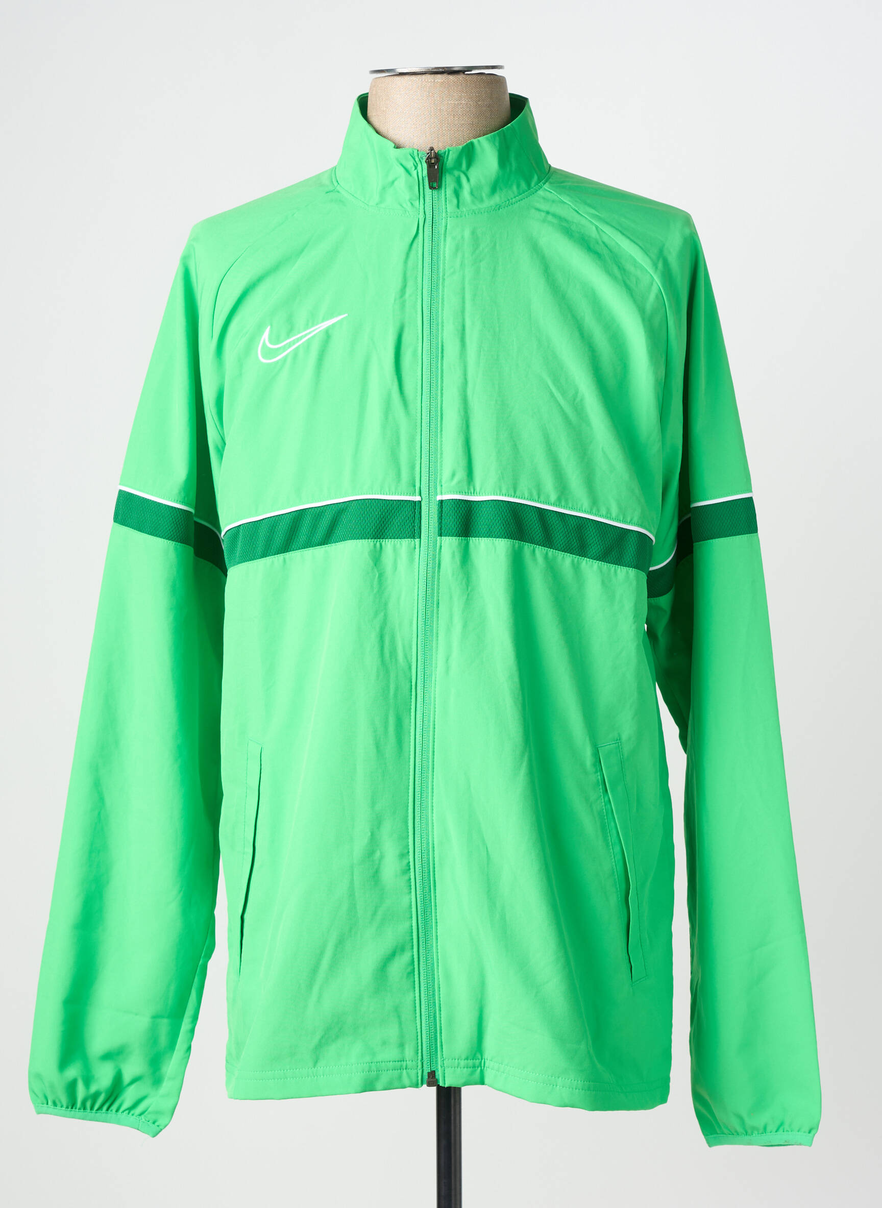 Kasdienis švarkas tiesi kirpimas žalias NIKE vyras