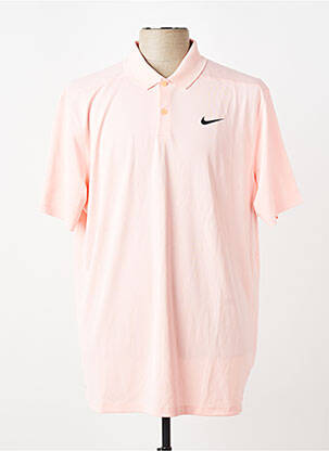 Polo tiesi kirpimas trumpas rankovės rožinė NIKE vyras