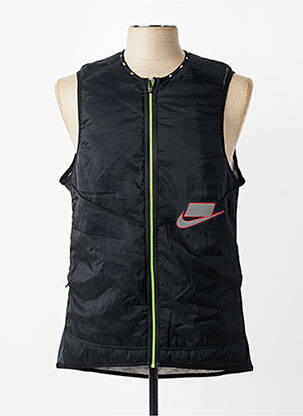Pūkinė striukė kišenės be gobtuvų juodas NIKE vyras