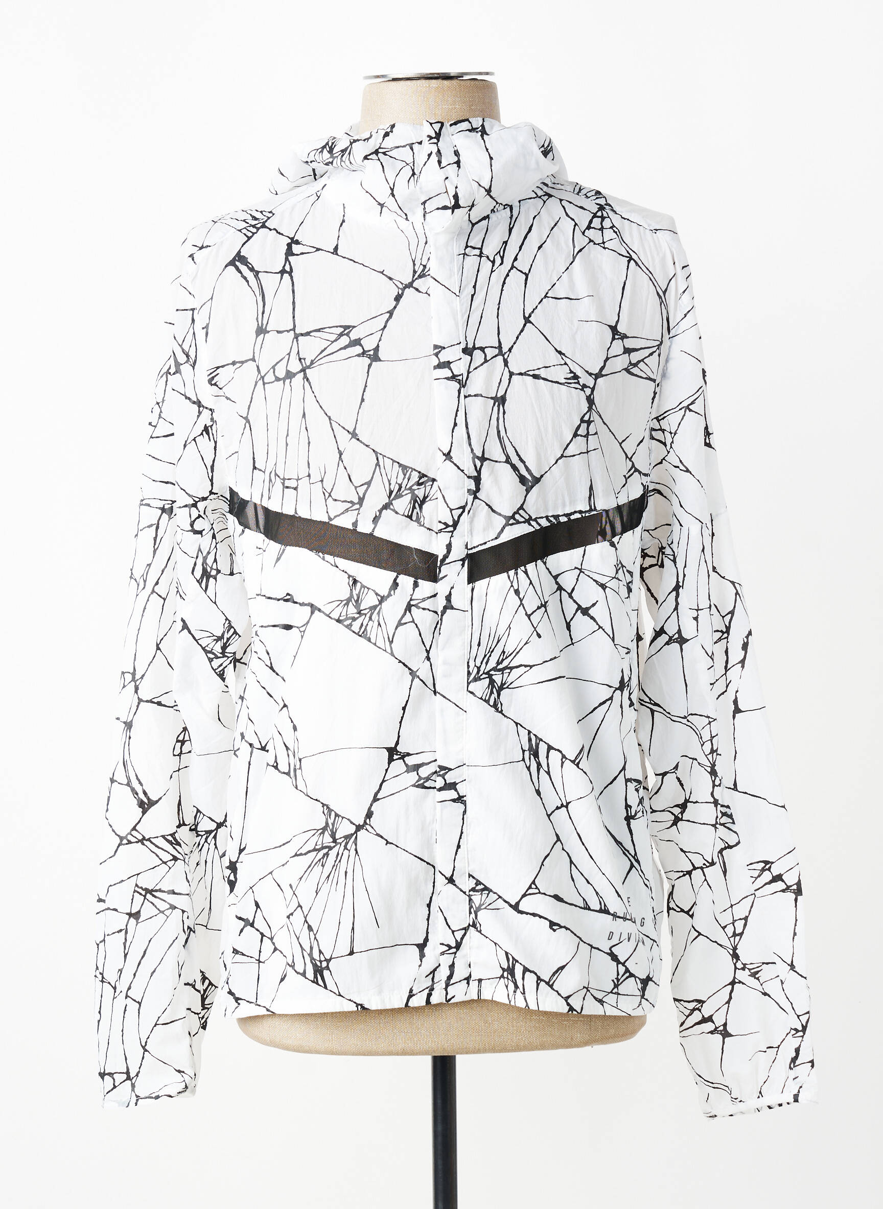 Vėjo nepraleidėjas kišenės su gobtuvu baltas NIKE vyras