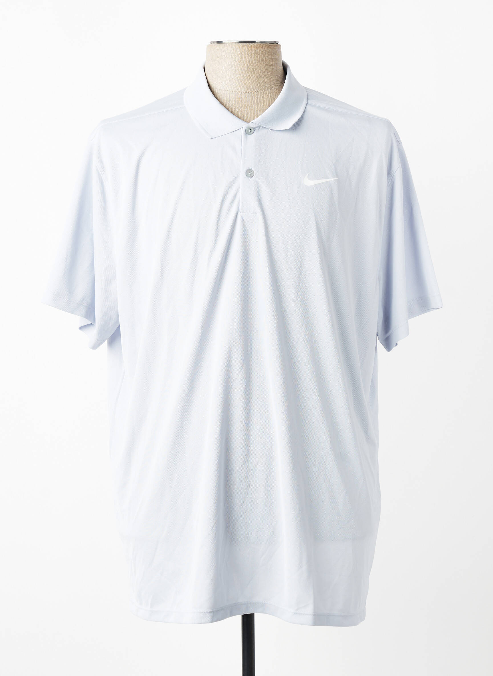 Polo tiesi kirpimas trumpas rankovės pilka NIKE vyras