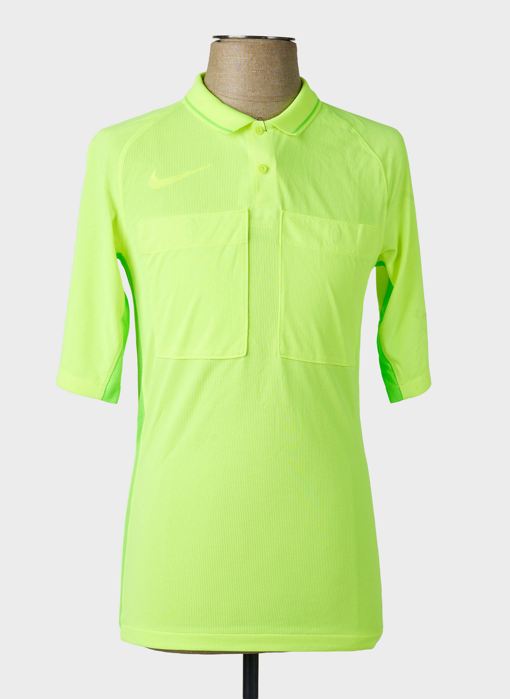 Polo centrinė iškirptė trumpas rankovės žalias NIKE vyras