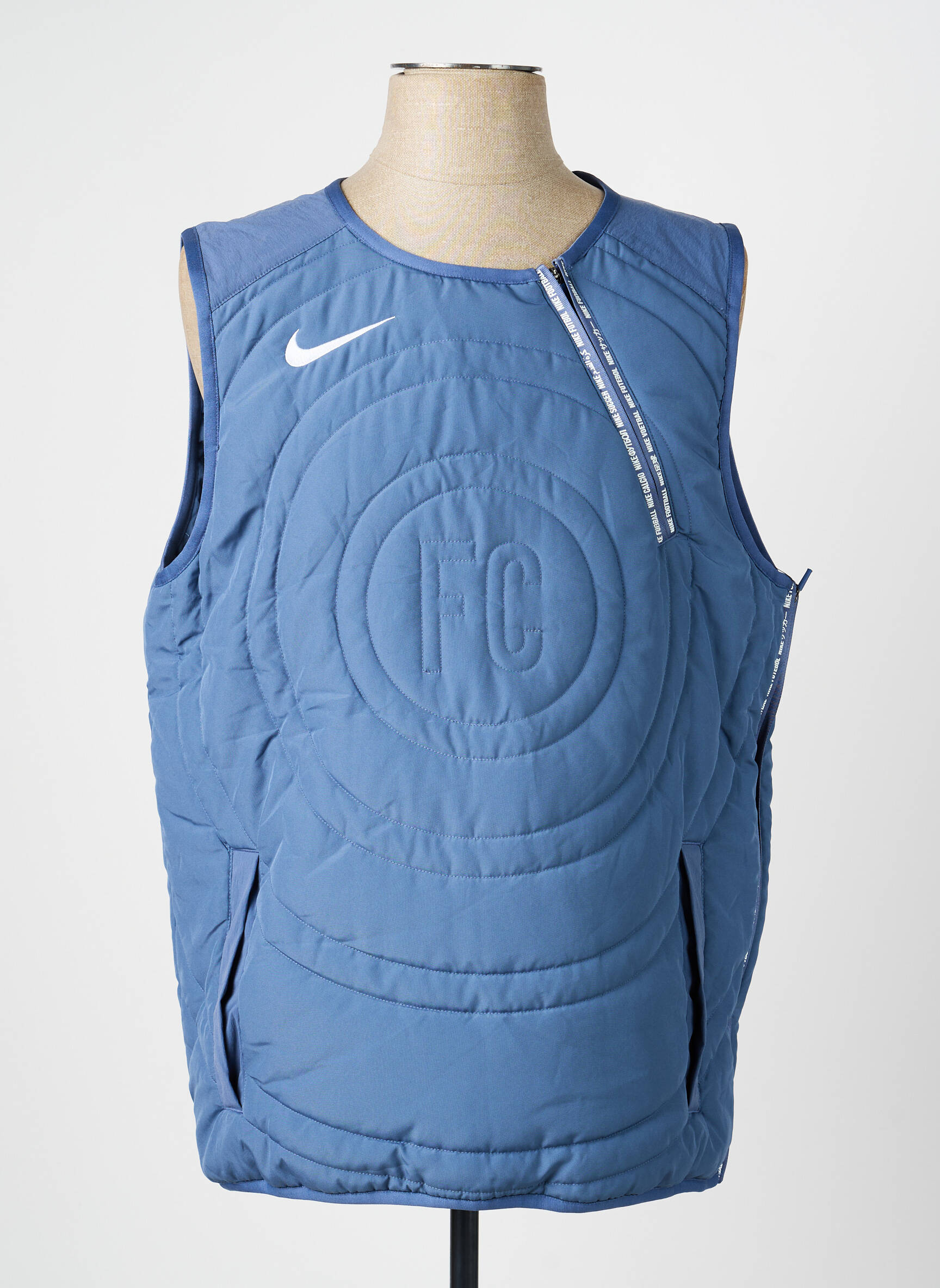 Kasdienis švarkas tiesi kirpimas mėlyna NIKE vyras