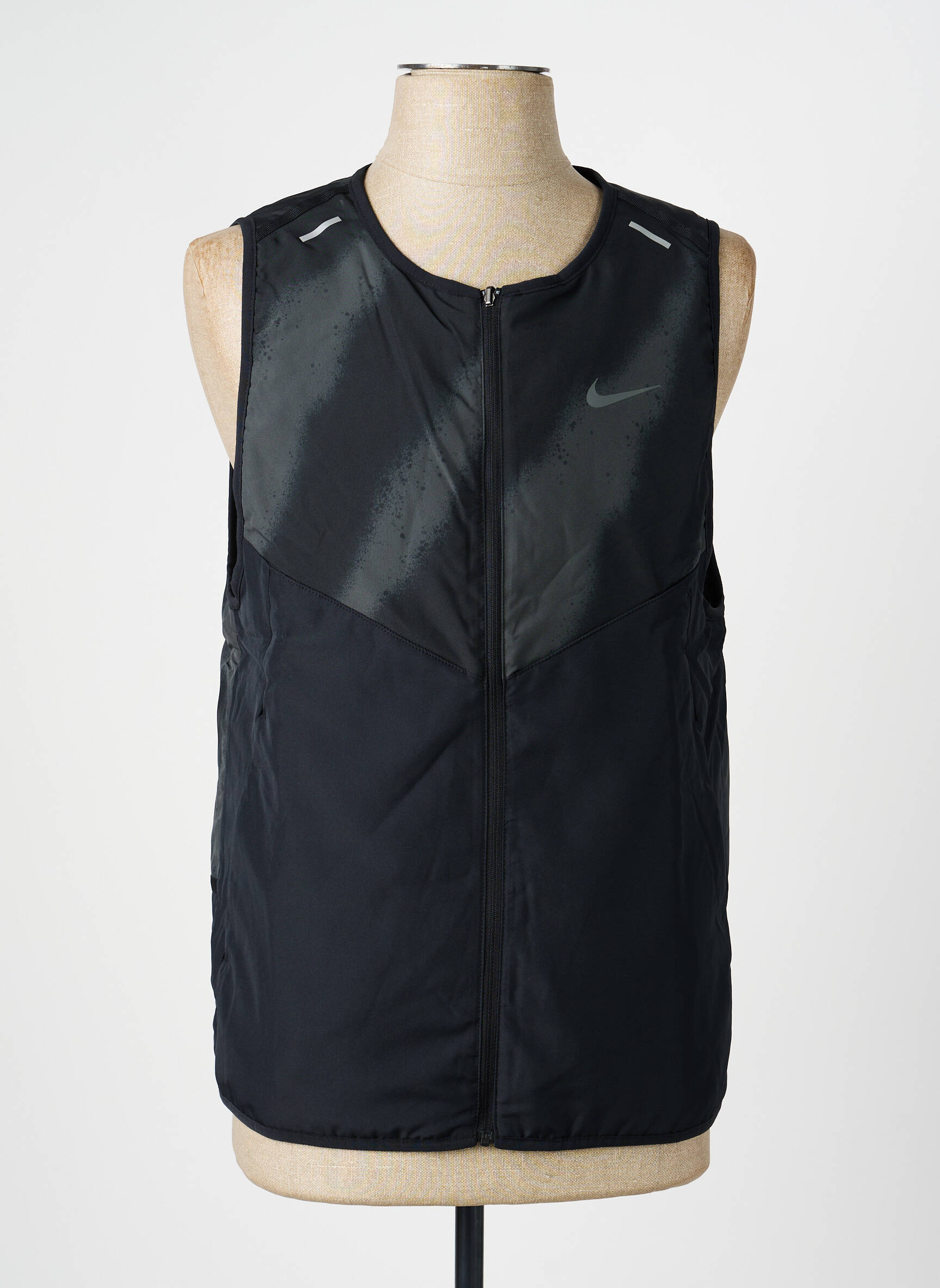 Kasdienis švarkas tiesi kirpimas juodas NIKE vyras