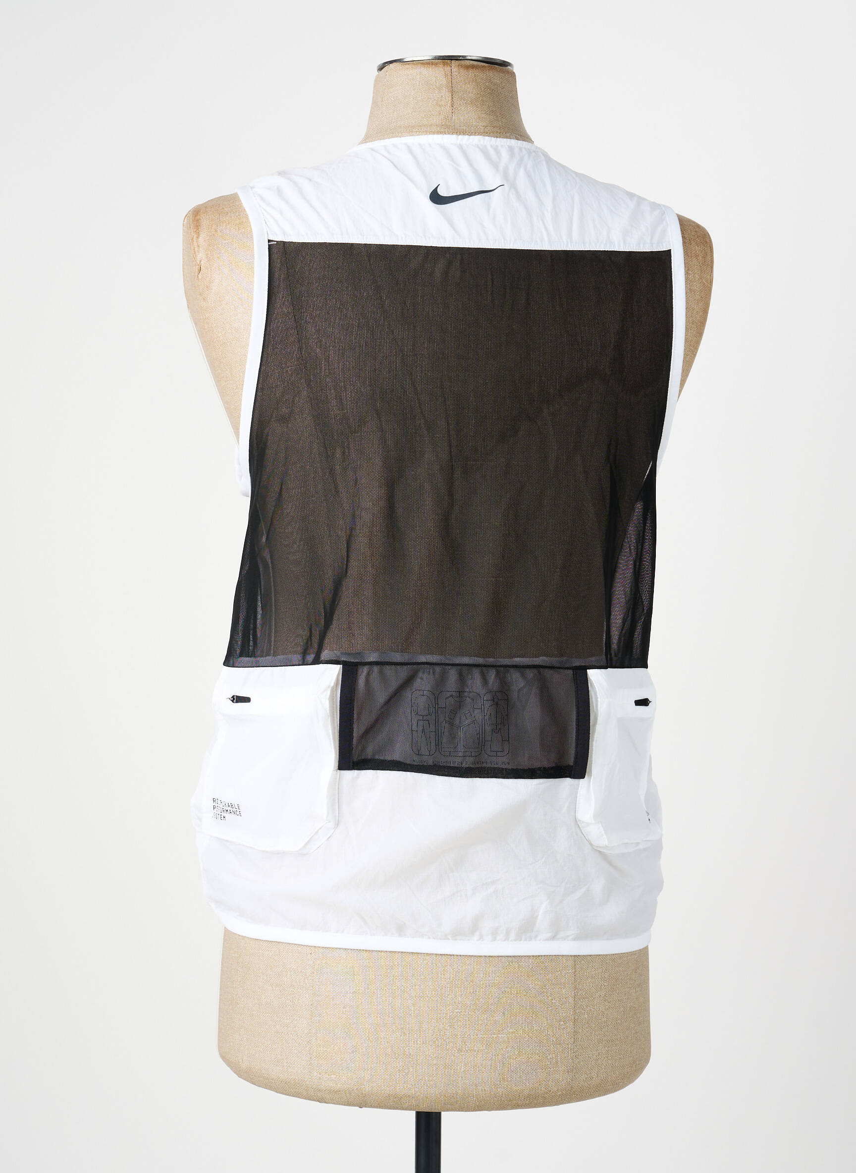 Kasdienis švarkas priekinis užtrauktukas baltas NIKE vyras