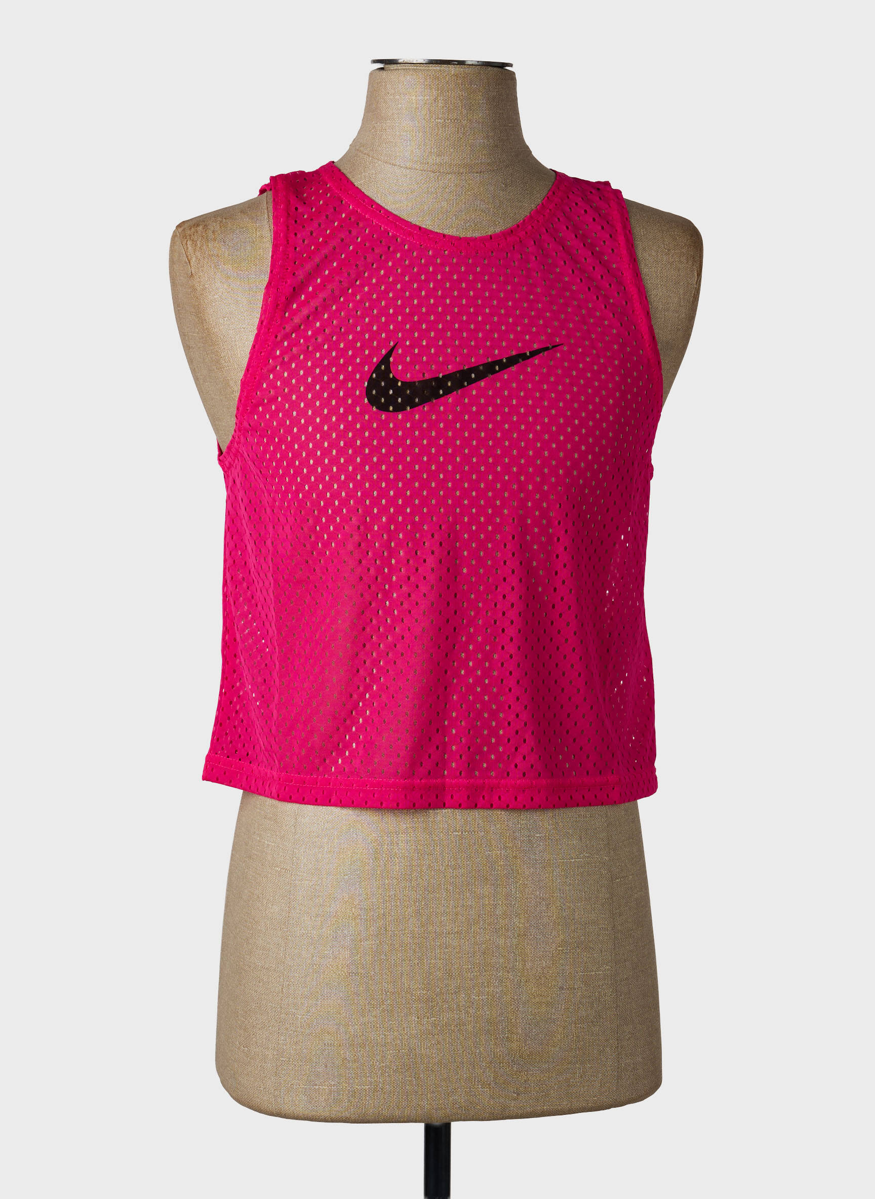 Marškiniai be rankovių apvalus kaklas be rankų rožinė NIKE vyras