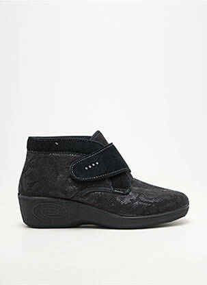 Bateliai/pantofliai pusiau kompensuotas kulnas nuo 4 iki 6 cm juodas EMANUELA moteris