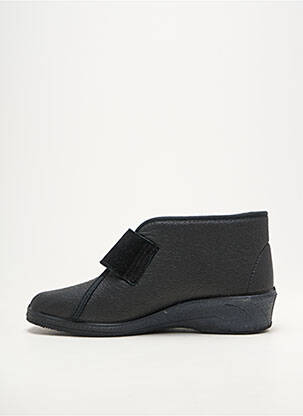 Bateliai/pantofliai velcro užsegimas plokščias kulnas iki 3 cm juodas EMANUELA moteris