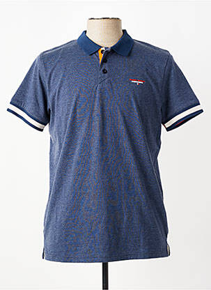 Polo jersey audinys trumpas rankovės mėlyna CAMBERABERO vyras