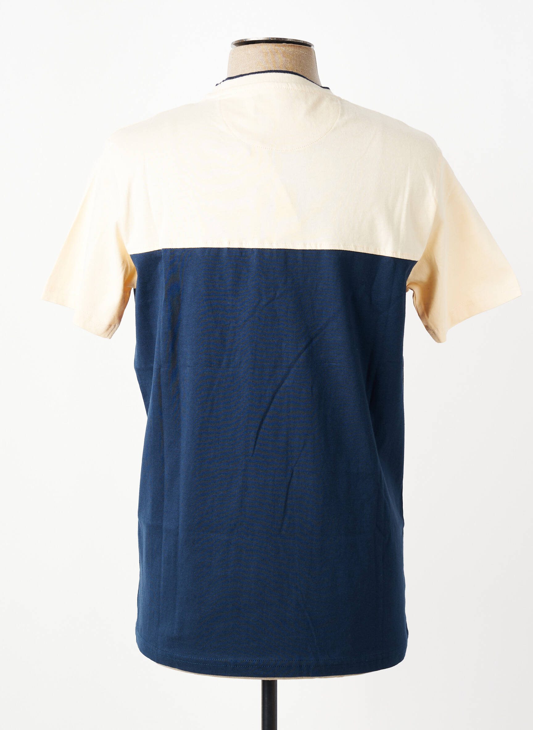 T-marškinys tamprumas trumpas rankovės mėlyna CAMBERABERO vyras