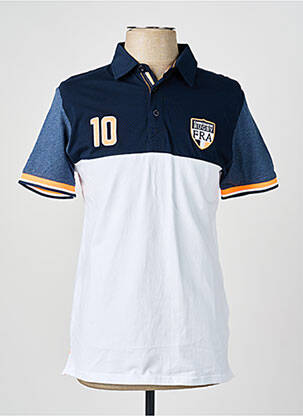 Polo jersey audinys trumpas rankovės baltas CAMBERABERO vyras