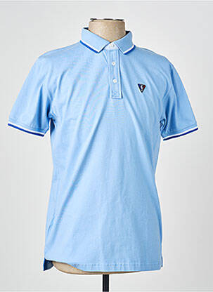 Polo jersey audinys trumpas rankovės mėlyna CAMBERABERO vyras