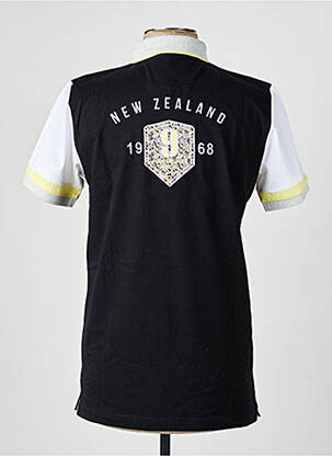 Polo jersey audinys trumpas rankovės juodas CAMBERABERO vyras