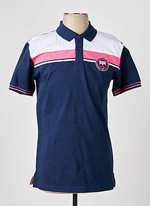 Polo jersey audinys trumpas rankovės mėlyna CAMBERABERO vyras