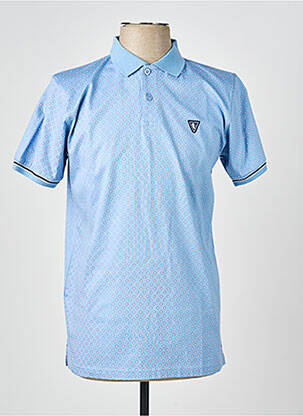 Polo jersey audinys trumpas rankovės mėlyna CAMBERABERO vyras