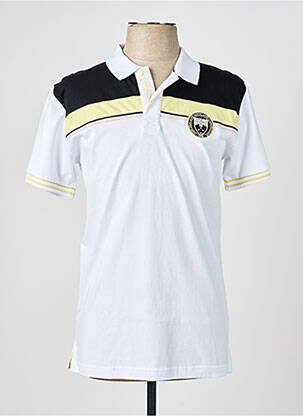 Polo jersey audinys trumpas rankovės baltas CAMBERABERO vyras