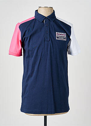 Polo jersey audinys trumpas rankovės mėlyna CAMBERABERO vyras