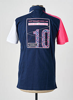 Polo jersey audinys trumpas rankovės mėlyna CAMBERABERO vyras