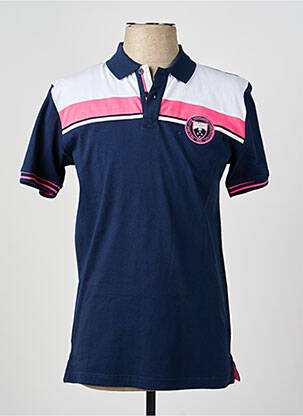 Polo jersey audinys trumpas rankovės mėlyna CAMBERABERO vyras