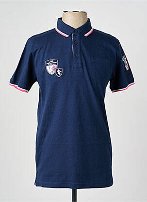 Polo jersey audinys trumpas rankovės mėlyna CAMBERABERO vyras