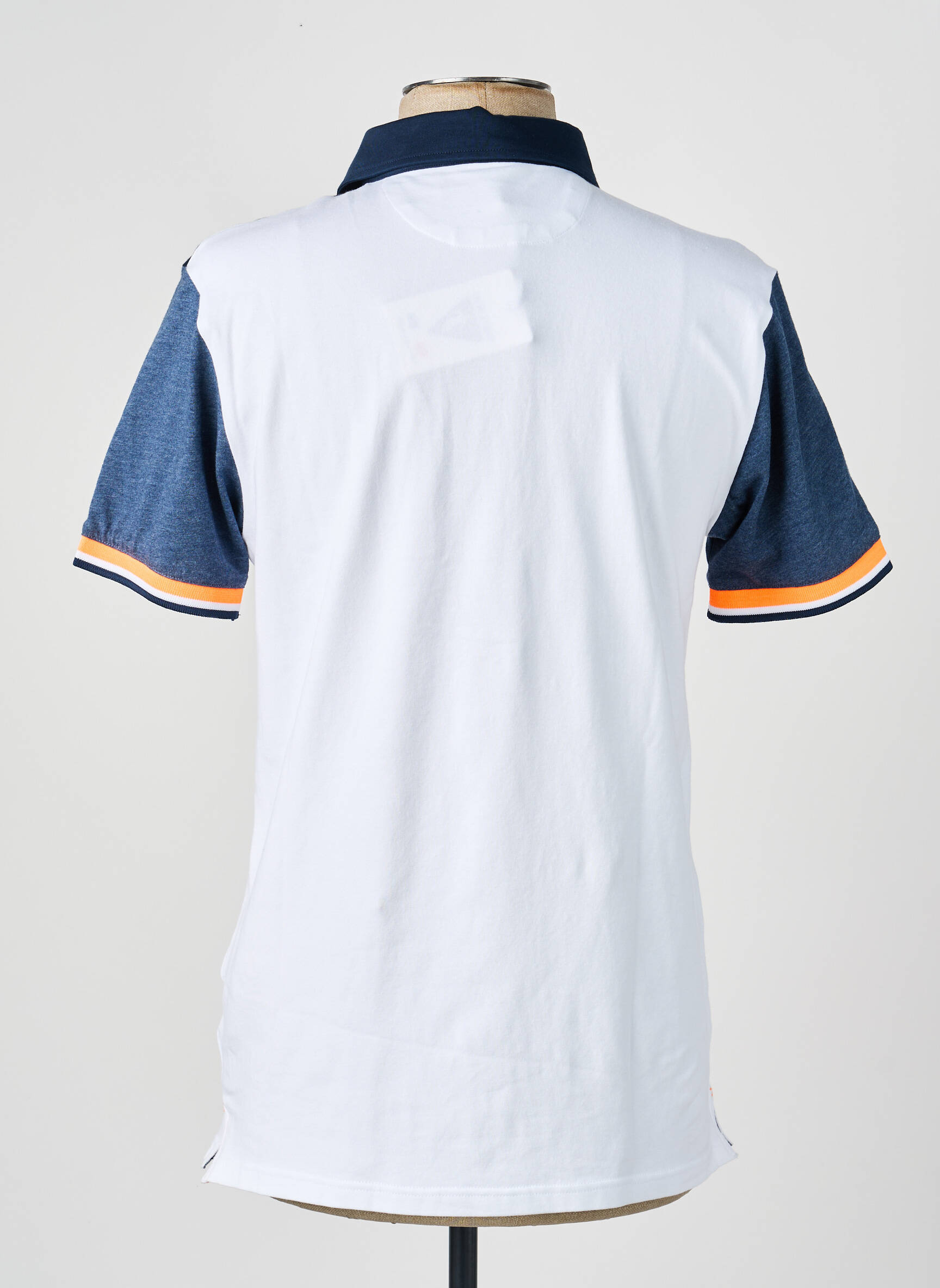 Polo jersey audinys trumpas rankovės baltas CAMBERABERO vyras
