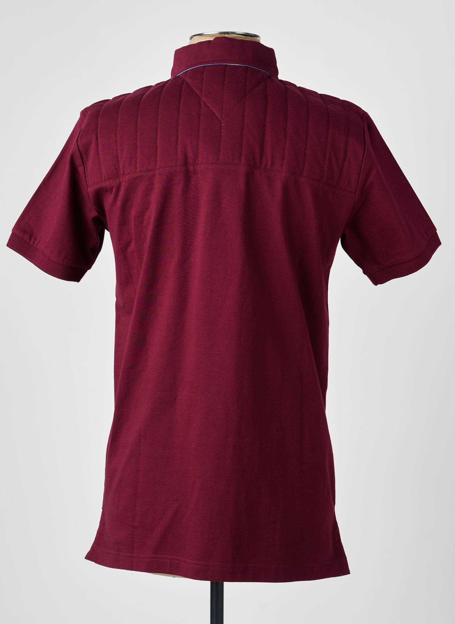 Polo jersey audinys trumpas rankovės raudona CAMBERABERO vyras