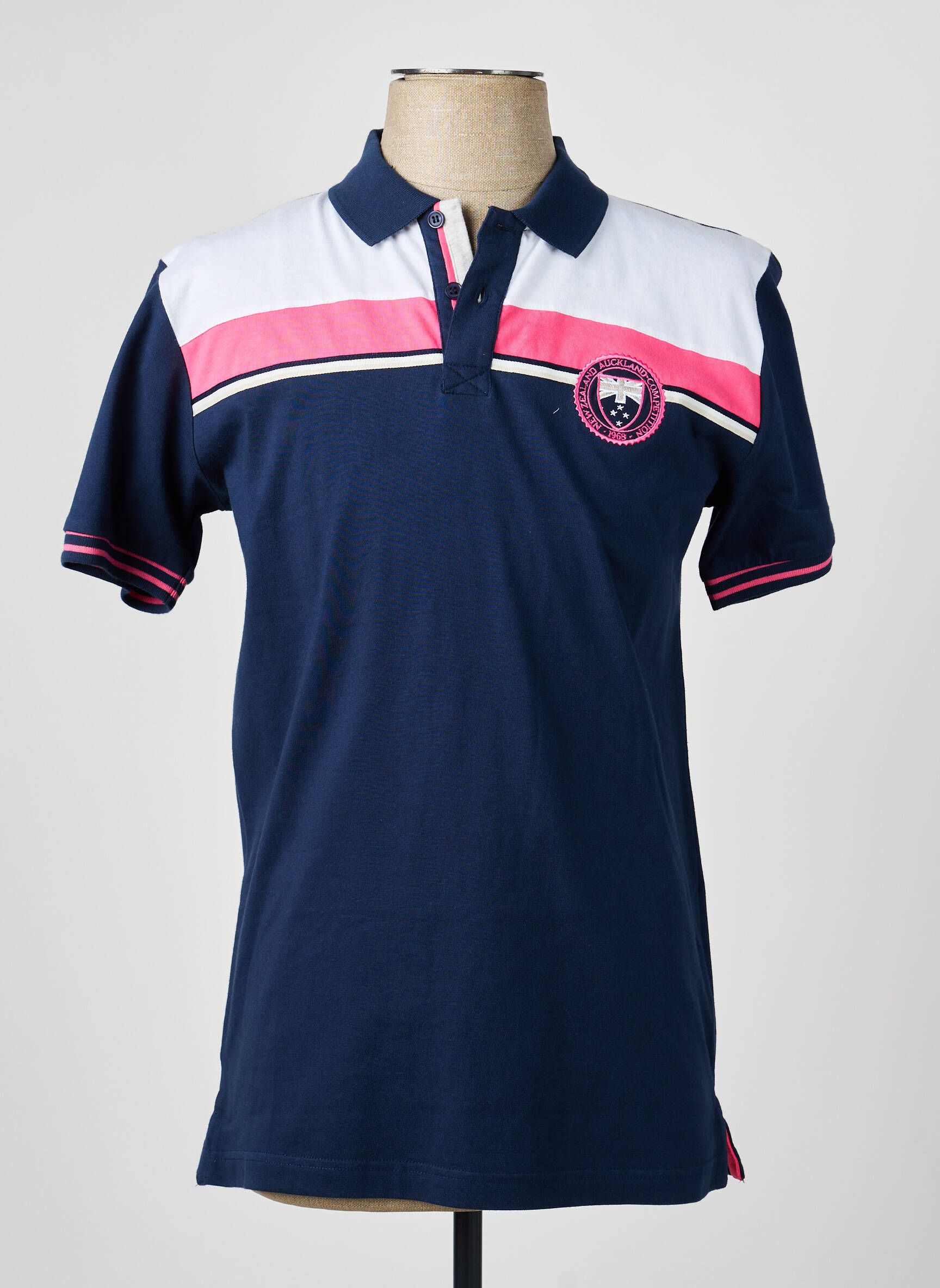 Polo jersey audinys trumpas rankovės mėlyna CAMBERABERO vyras