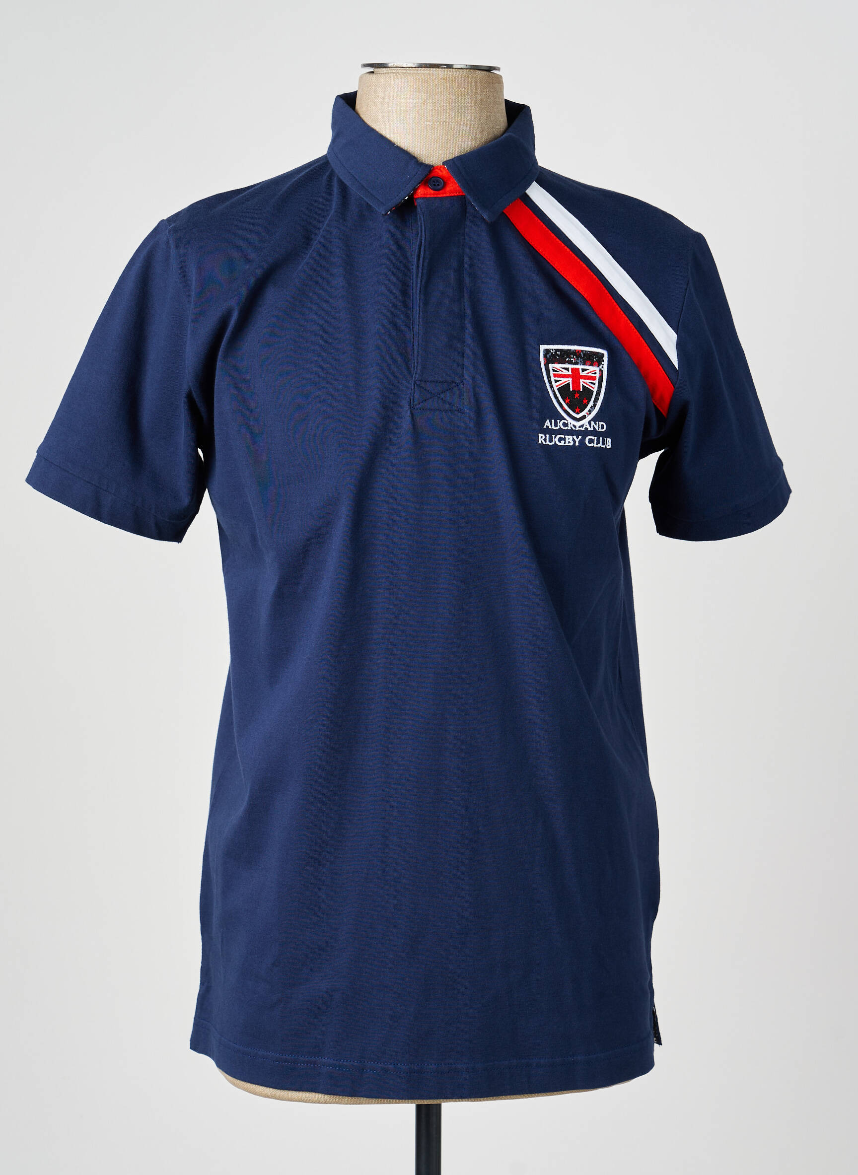 Polo jersey audinys trumpas rankovės mėlyna CAMBERABERO vyras