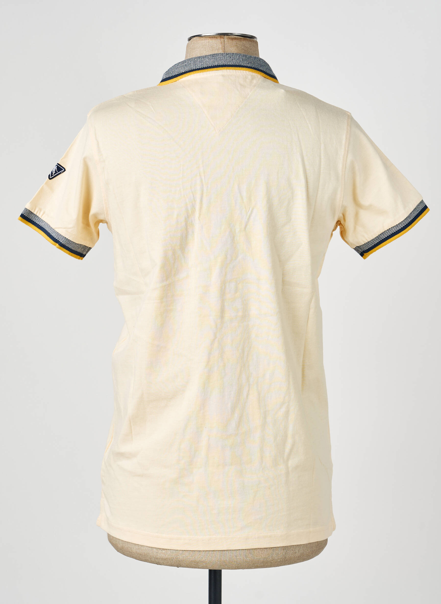Polo jersey audinys trumpas rankovės geltona CAMBERABERO vyras