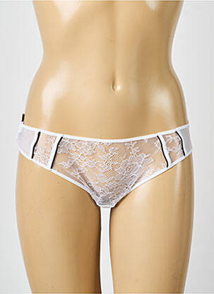Tanga tamprumas baltas CHANTAL THOMASS moteris