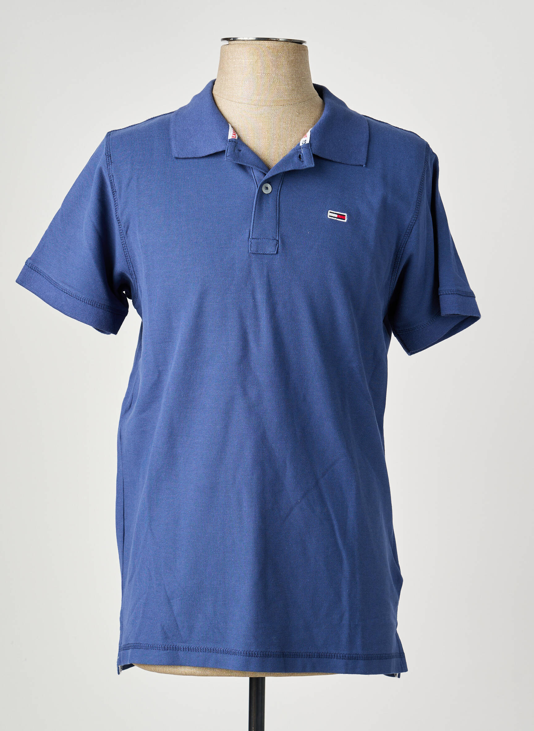 Polo tamprumas trumpas rankovės mėlyna TOMMY HILFIGER vyras