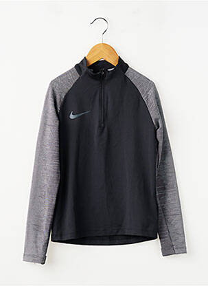 Mikroskopas tamprumas ilgos rankovės juodas NIKE berniukas